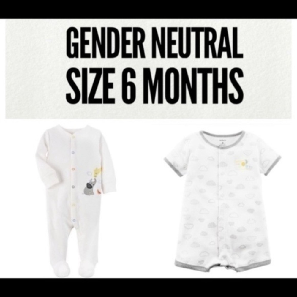 NWT. CARTER’S Gender Neutral Onesies